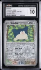 2024 POKÉMON ENGLISH SURGING SPARKS REVERSE HOLO SNORLAX CGC 10 GEM MINT