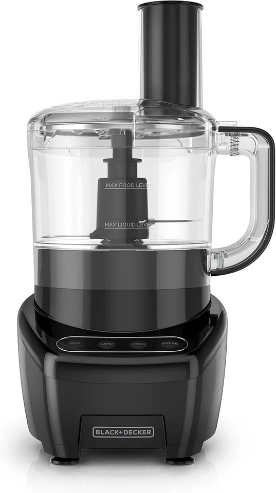 BLACK+DECKER 8-Cup Food Processor – 450W Stainless Steel Chopper & Slicer - Image 2 of 4
