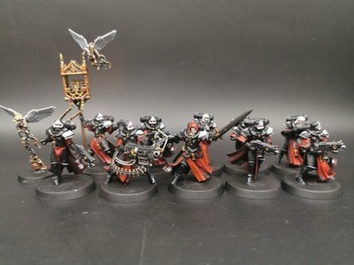 Warhammer 40k Painting Commission Battle Sisters Squad Martyred Lady
