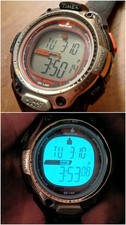 Orologio Timex Ironman Triathlon Shock Solar T5J641 digitale U3 2007 spedizione gratuita veloce