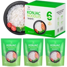 Konjac Noodles Spaghetti Pasta Low Calorie Low Carb Keto and Paleo Friendly S