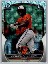 2023 Bowman Chrome #BCP-207 Anderson De Los Santos Prospects Mojo Refractor