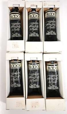 NEW NIB LOT 6 BLOCKX OILS BLANC DE TITANE OIL PAINT Titanium White 60ml each