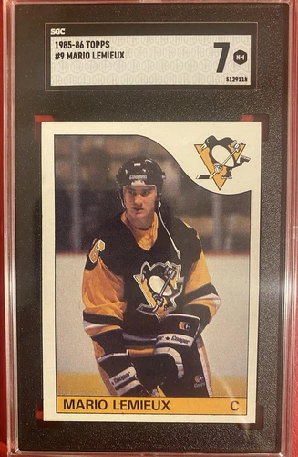 1985-86 Topps - Mario Lemieux #9 (RC)