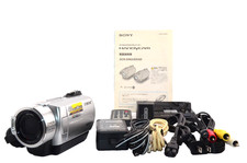 Excellent 5 SONY DCR-SR300 Handycam Digital Video Camera 40GB Silver From JAPAN