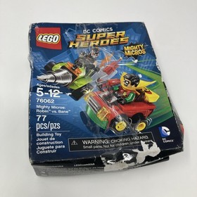 Lego DC Comics: Mighty Micros: Robin Vs. Bane NIB, Sealed In Damaged Box