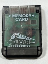 PlayStation 1 Memory Card 1M PS1 Pelican Accessories Blue
