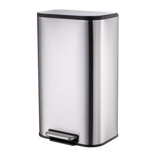 3.2/5.3/8/13.2 Gallon Touchless Foot-powered Stainless Trash Can