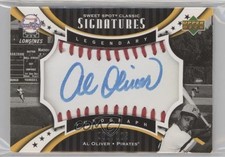2007 Sweet Spot Classic Legendary Red Stitch Blue Ink 60/125 Al Oliver Auto 0i6