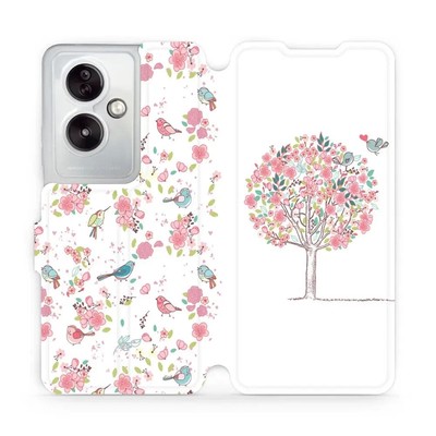 Handyhülle mit Klappe für Oppo A79 5G Mobiwear Case Flip Cover Schutzhülle Rosa