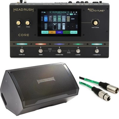 Headrush Core Guitar Multi-effect/Amp Modeler/Vocal Processor Unit and 1x12''