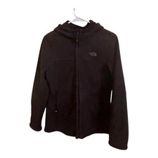 The North Face Womens Black Fleece Full Zip Hoodie Jacket Medium M Outdoor Wear
