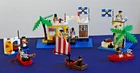 Lego Pirate set lot: 6267, 6265, 6245, 1795 (Lagoon Lock-up, Sabre Island, etc.)