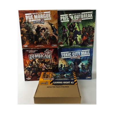 CMON Brettspiel Zombicide Sammlung #32 - 3 Grundspiel + 10 Erweiterung Fair/EX