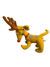 RUGRATS SPIKE DOG RUDOLPH REINDEER 8" Plush STUFFED ANIMAL Mattel Nick Jr. 1997