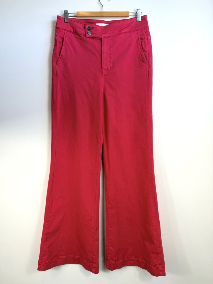 Sass & Bide Dream Machine 'Bid Adieu Flare Jeans' in Pink Size 32 High Waist