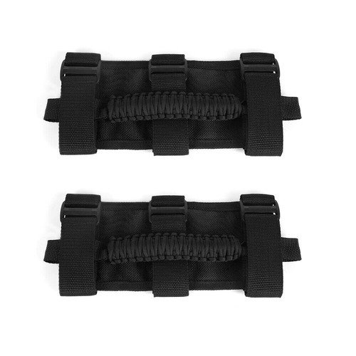 Roll Bar Grab Handles Grip Handle For Jeep Wrangler CJ YJ TJ JK JL JLU JKU - Picture 9 of 28