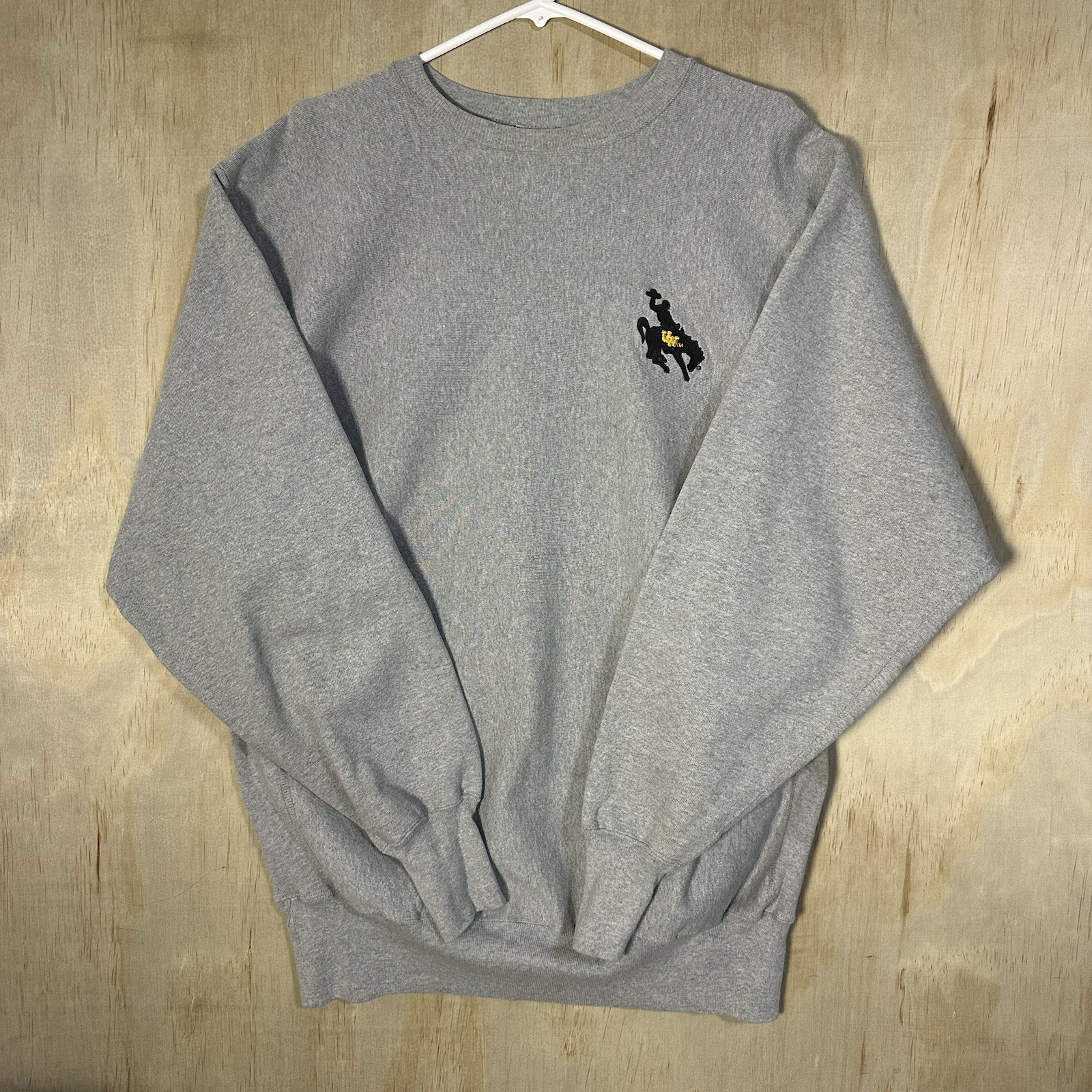 Vtg 90s Champion Reverse Weave Wyoming Cowboys Sweatshirt USA University Men 2XL