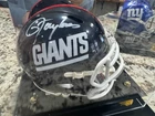 🏈🔥 Lawrence Taylor Autographed New York Giants Throwback Mini Helmet + Display