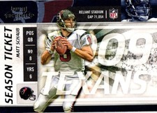 2009 Playoff Contenders - Matt Schaub #40.
