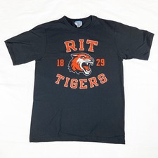 Camiseta mediana Rochester Institute of Technology RIT Tigers de Champion de colección