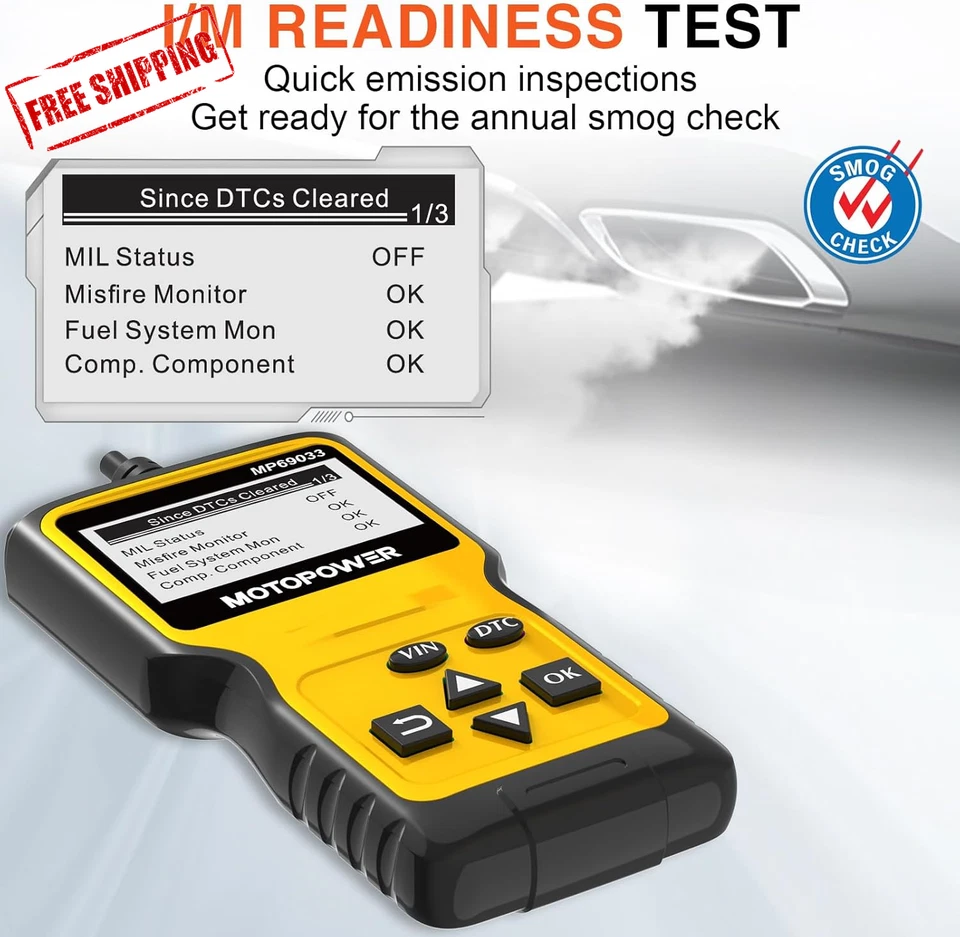 MP69033 Car OBD2 Scanner Code Reader Engine Fault Scanner CAN Diagnostic, Yellow - Image 3 of 4