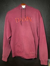 Kendrick Lamar DAMN TDE Tour Men Hoodie Size M Maroon