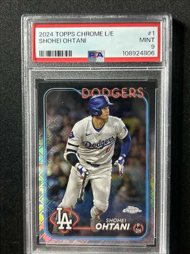 2024 Topps Chrome Logofractor Edition - Shohei Ohtani #1 - PSA 9 MINT