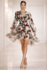 SALE!  $18,000VINTAGE!  ROBERTO CAVALLI ITALY silk dress IT size S 40-42