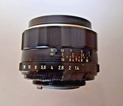 Asahi Opt. Co. Super-Takumar 50mm f/1.4 M42 Objektiv mit Etui  ERSATZTEILSPENDER