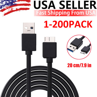 LOT USB 3.0 Cable Cord For Seagate Backup Plus Slim External Hard Drive HDD USA 