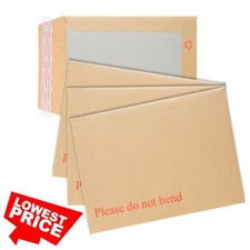 Please Do Not Bend Hard Card Board Backed Brown Envelopes A3 A4 C4 A5 C5 A6 C6
