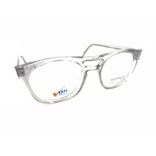 Titmus Vintage T83 CS77 Translucent Gray Square Eyeglasses Frames 54-20 150 USA