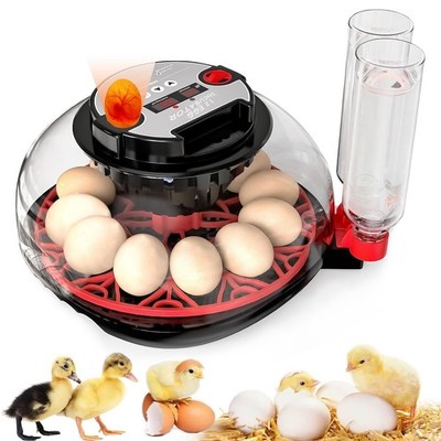 Incubator with Automatic Egg Turning and Humidity Control, Incubators for Hat...