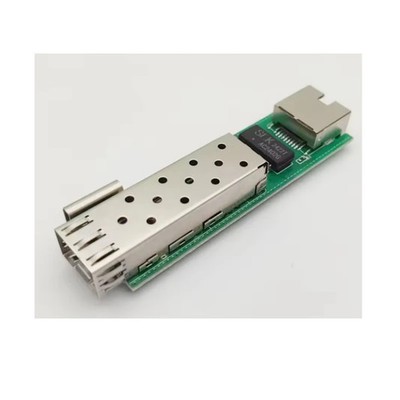 1.25G Mini RPOE Media Converter SFP Transceiver 5V DC Type-C input 1x RJ45 SFP