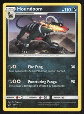 Pokemon Houndoom Rare 59/111 SM - Crimson Invasion LP