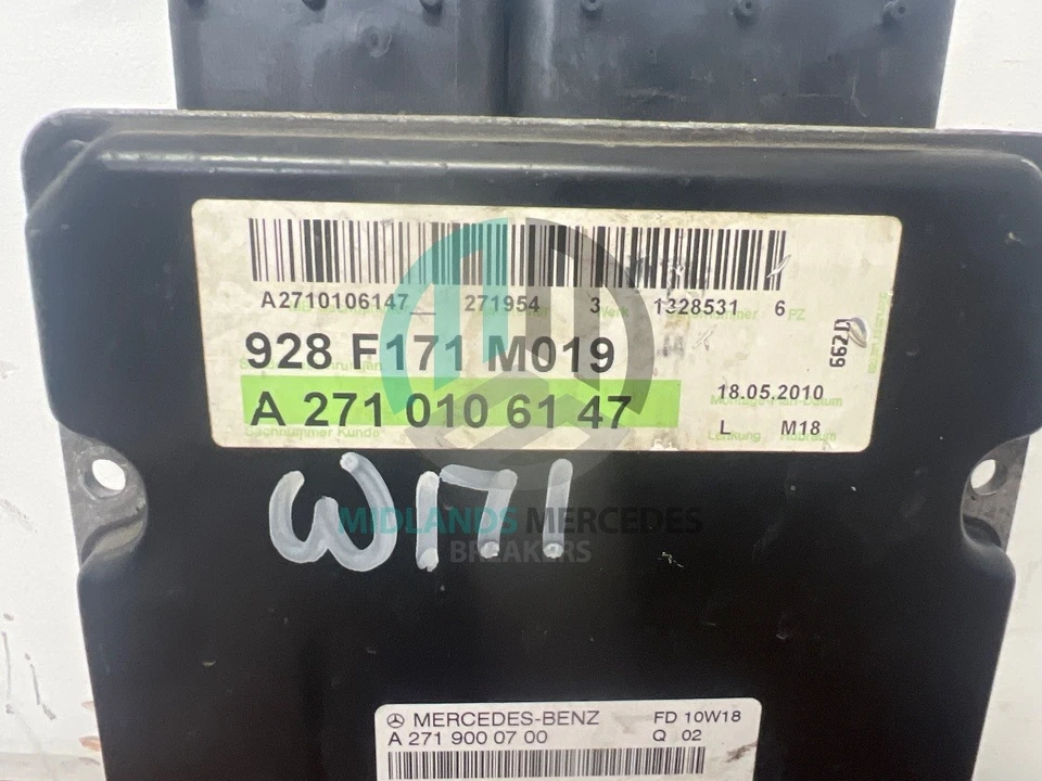 MERCEDES-BENZ SLK200 R171 Engine ECU A2710106147 - Image 2 of 4