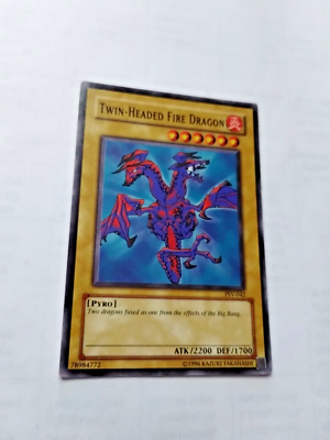 YuGiOh Twin-Headed Fire Dragon Pharaoh's Servant PSV042 Unlim. Com
