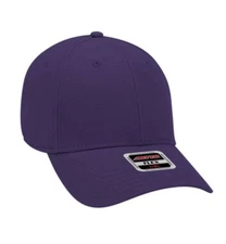 NEW OTTO FLEX PURPLE L/XL CAP 6 PANEL LOW PROFILE STRUCTURED STRECH 111167