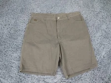 Vintage H.I.S. Shorts Mens 42 Green 100% Cotton Denim Logo Patch Made In USA