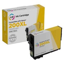 LD Reman Yellow Cartridge for Epson Ink 200XL 200 XL T200XL420 WF-2530 WF-2540