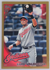 2010 Topps Gold Border Cleveland Indians #617 Luis Valbuena 815/2010