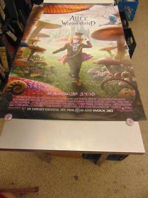 ALICE IN WONDERLAND 2010 JOHNNY DEPP TIM BURTON MOVIE POSTER N6537 | eBay