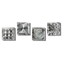 thumbnail 5 - Silver Wall Art Unique Wall Sculpture Set EASY TO HANG Modern Art By Jon Allen