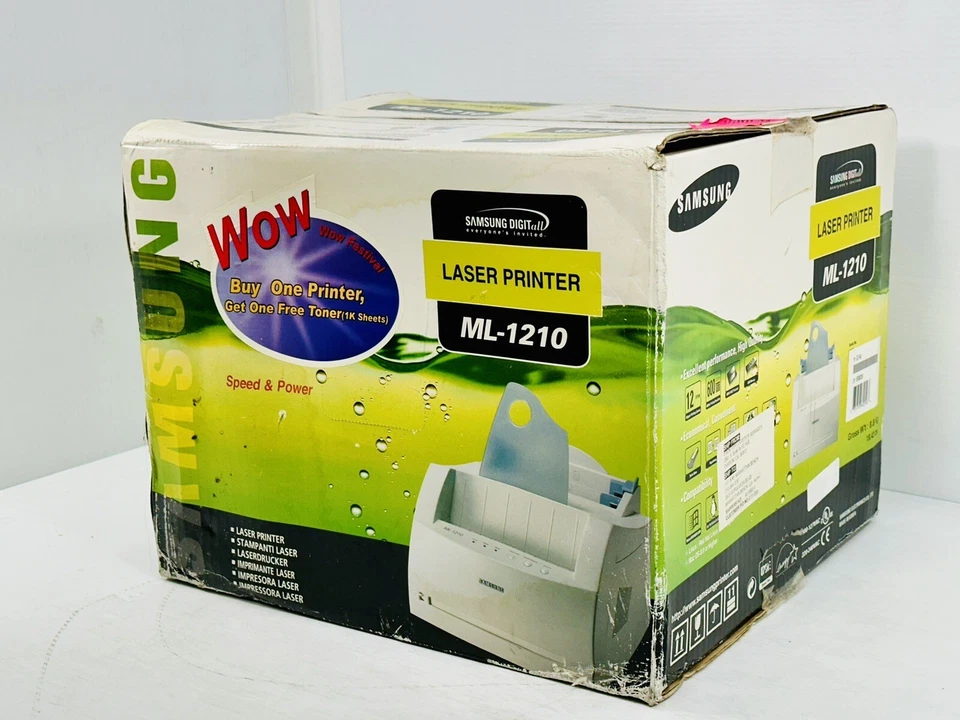 Samsung ML-1210 MONOCHROME LASER PRINTER New Sealed - Image 3 of 4