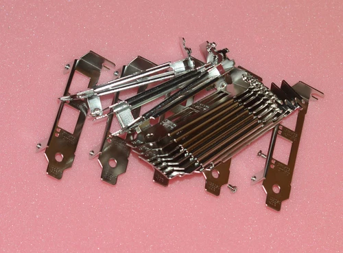 1000 X Low Profile Bracket for Intel X520-DA2/SR2/E10G42BTDA/82599ES 10GB