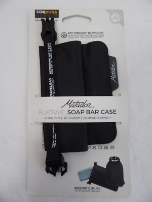 #ad NEW Matador FlatPak Soap Bar Case Ultralight Leakproof Waterproof Hiking Camping $19.99