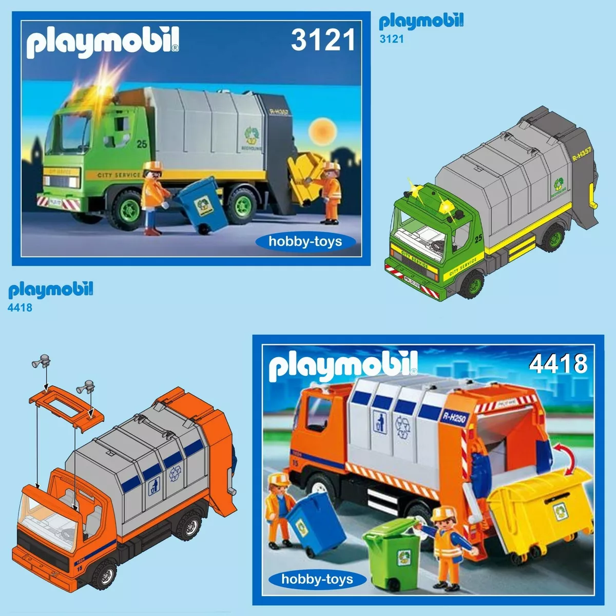 Playmobil cheap bin truck