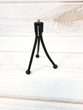 Olympus Black Pocket Adjustable Camera Tripod Portable Bendable Travel