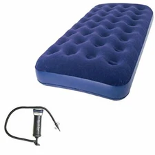 Zaltana Twin Size Air Mattress with Double Action Hand Pump (Including 3 valves)